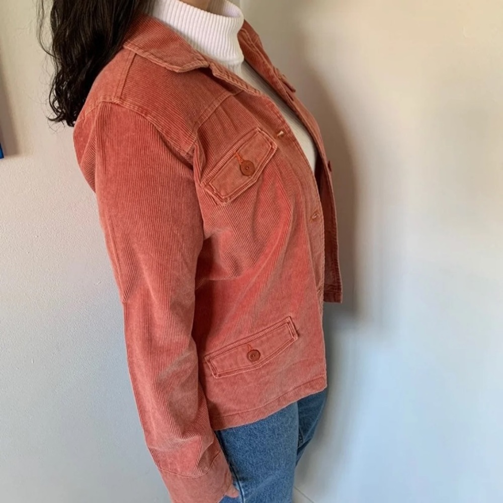 NEW Vintage Y2K Corduroy Cord Boho Wrangler Jacket - Picture 5 of 10